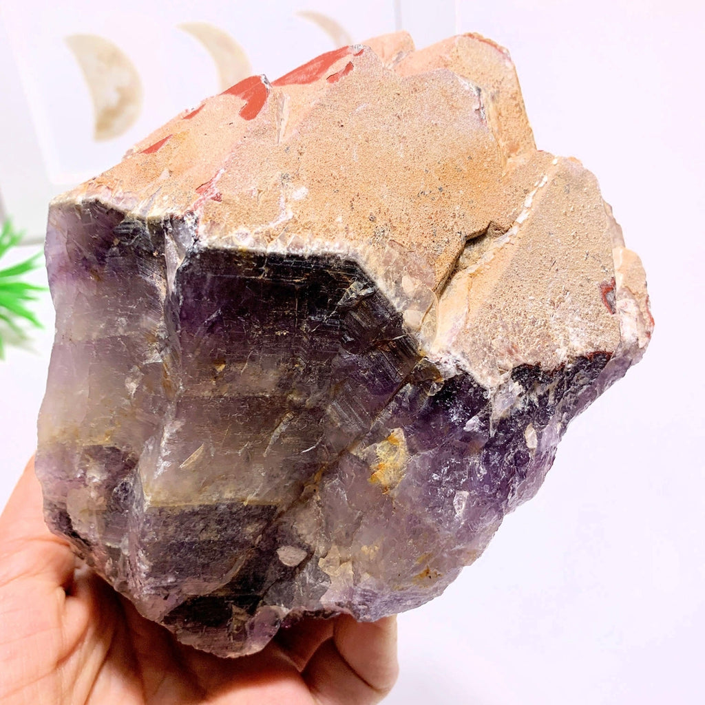 1.4 KG Big & Chunky Elestial Auralite-23 Red Hematite Point With Record Keepers From Ontario, Canada - Earth Family Crystals