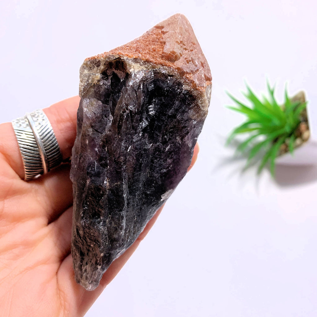 Gorgeous Natural Red Amethyst Point From Brazil - Earth Family Crystals