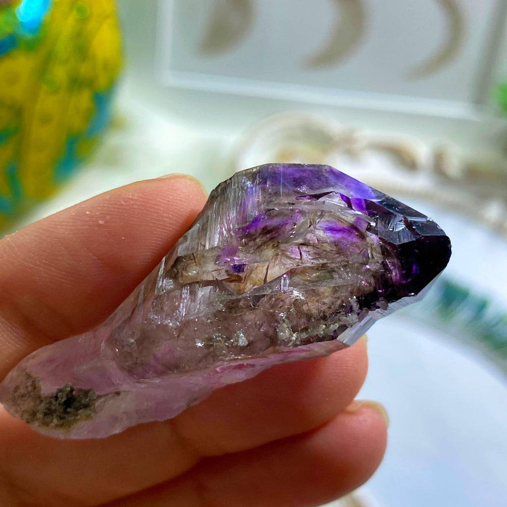 Beautiful Natural Brandberg Amethyst  Specimen from Namibia - Earth Family Crystals