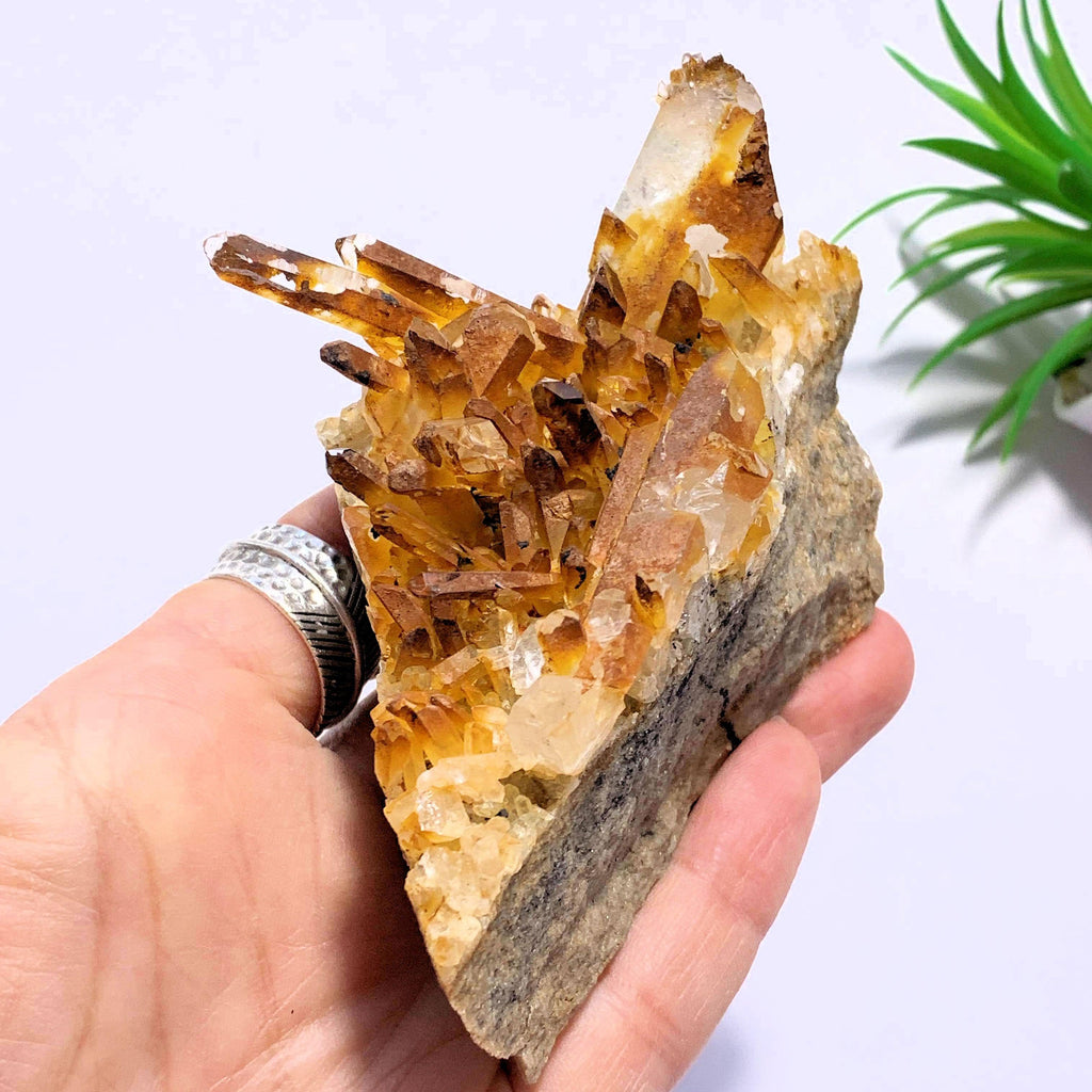 Natural Rainbow Mayanite Chunky Quartz Cluster From Arkansas - Earth Family Crystals