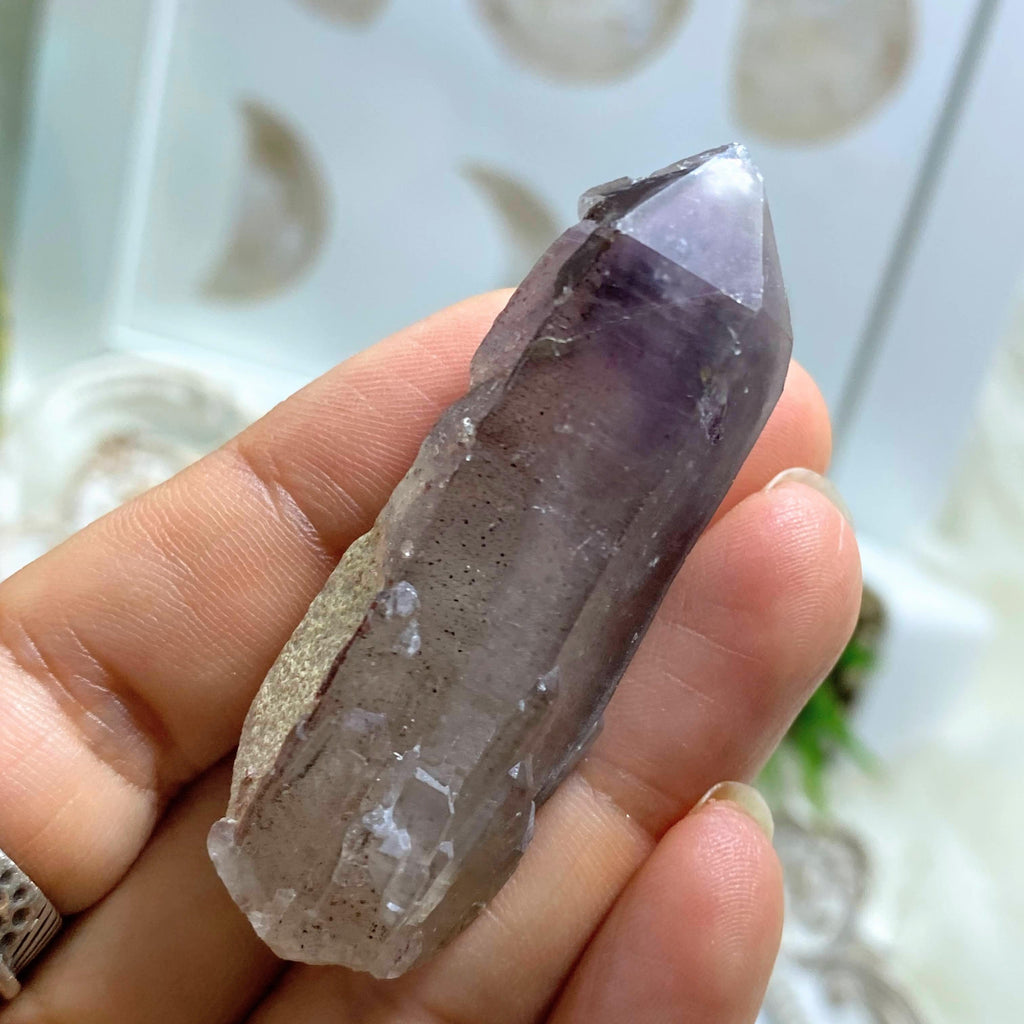 Reserved for Sandy S Brandberg Amethyst Natural Point from Namibia - Earth Family Crystals