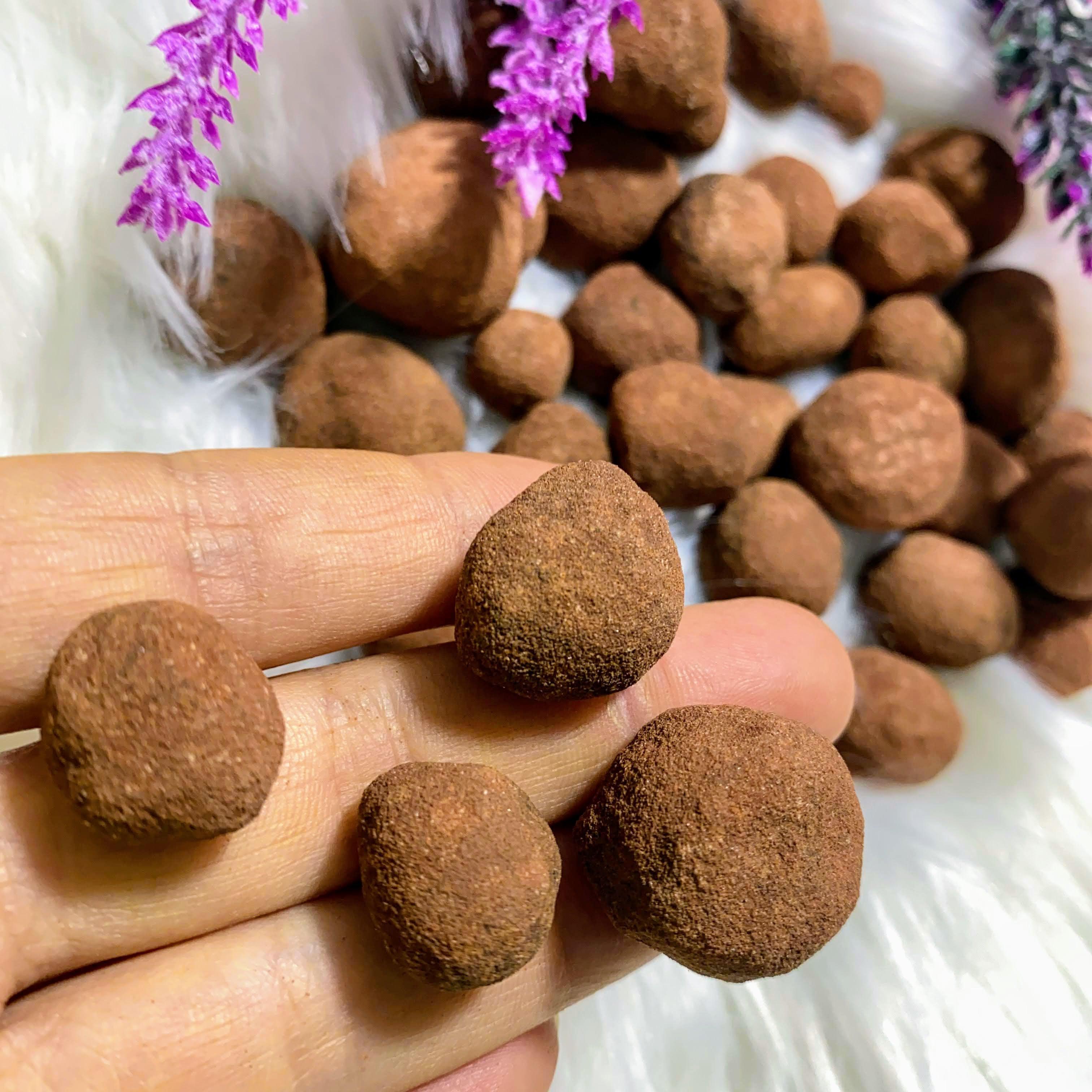 Set of 4 ~ Hand Collected Sedona Vortex Stones (Sedona Marble) Naturally Rounded ~Locality: Sedona, Arizona - Earth Family Crystals