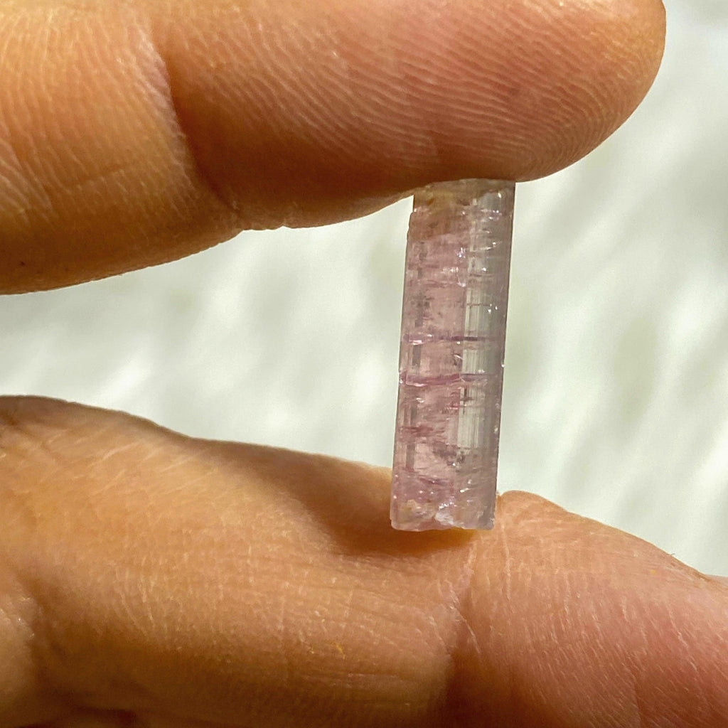 Rare California Find! 5.5ct Lipstick Pink Tourmaline Natural Point in Collectors Box from Oceanside Mine - Earth Family Crystals