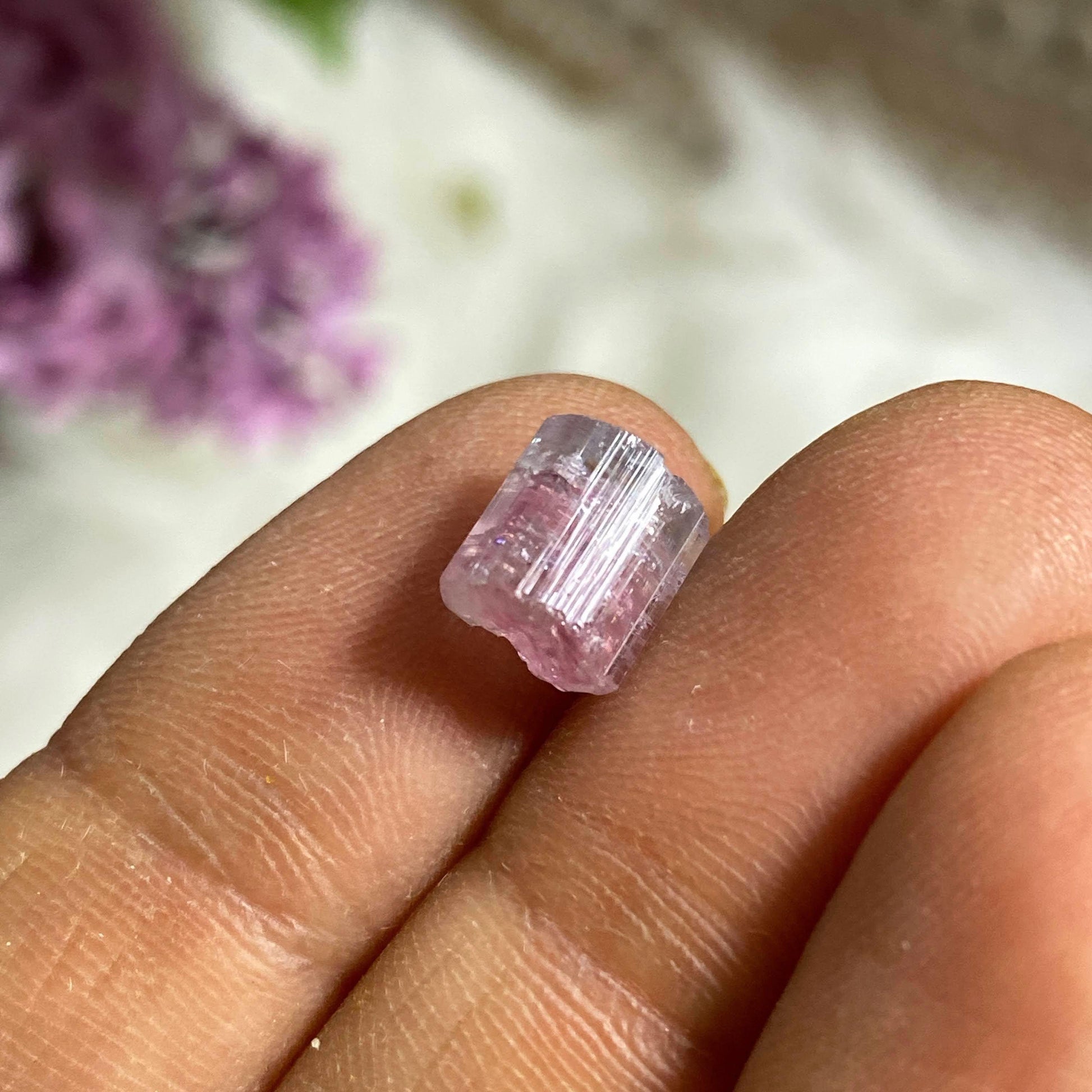 Rare California Find! 3.5ct Pink & Blue Tourmaline Natural Point in Collectors Box from Oceanside Mine #1 - Earth Family Crystals