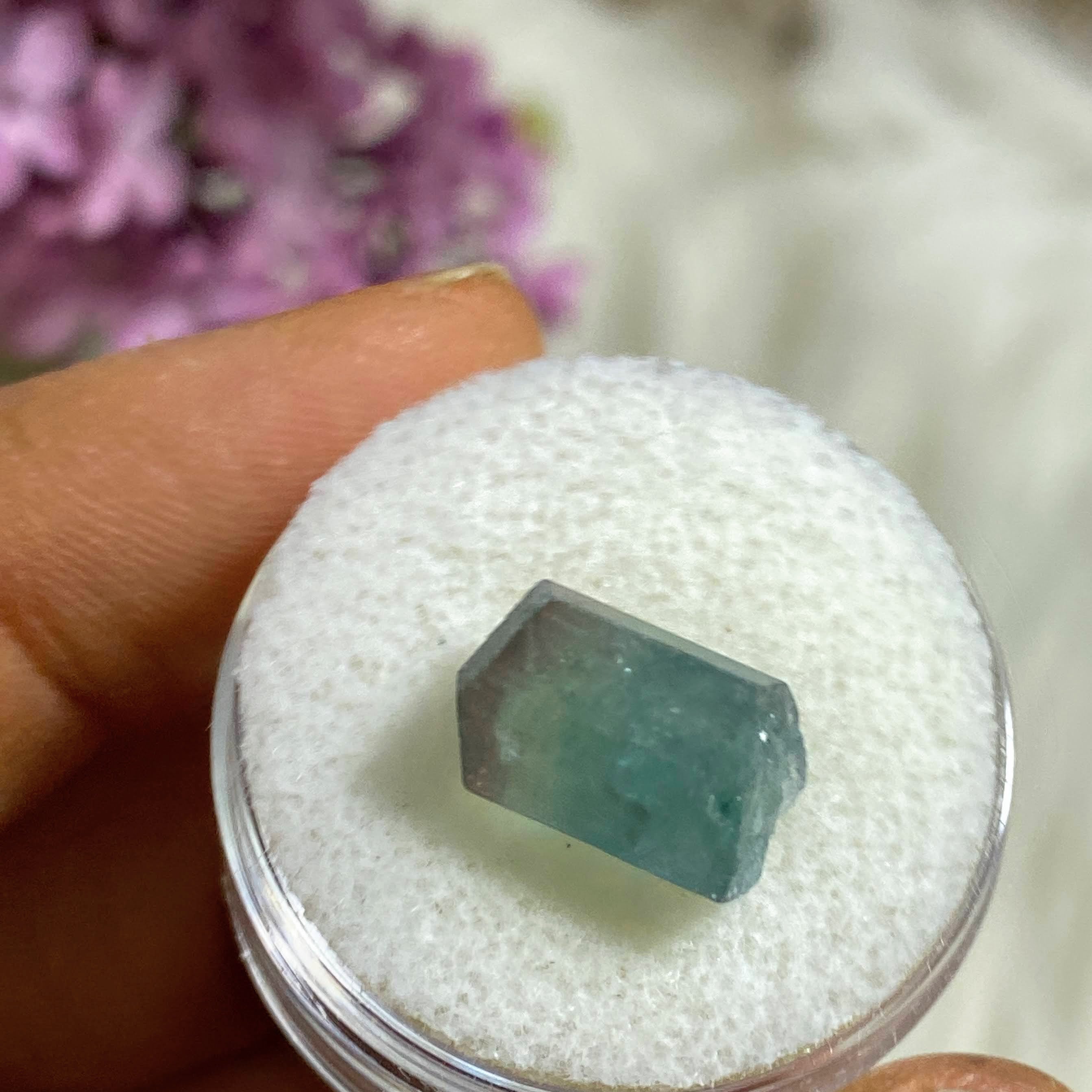 Rare California Find! 7CT Indicolite Blue Tourmaline Terminated Point ~Locality: Oceanside, California - Earth Family Crystals