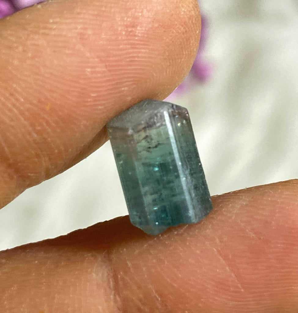 Rare California Find! 7CT Indicolite Blue Tourmaline Terminated Point ~Locality: Oceanside, California - Earth Family Crystals