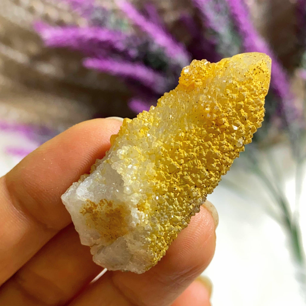 Completely Natural Citrine Spirit Quartz Point from S.Africa - Earth Family Crystals