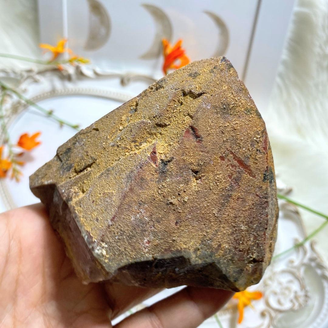 Red Tipped Genuine Auralite-23 Large Point~Locality Ontario, Canada - Earth Family Crystals
