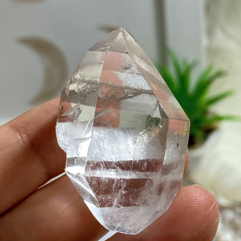 Natural Double Terminated Clear Quartz Point~ Locality Brazil #2 - Earth Family Crystals