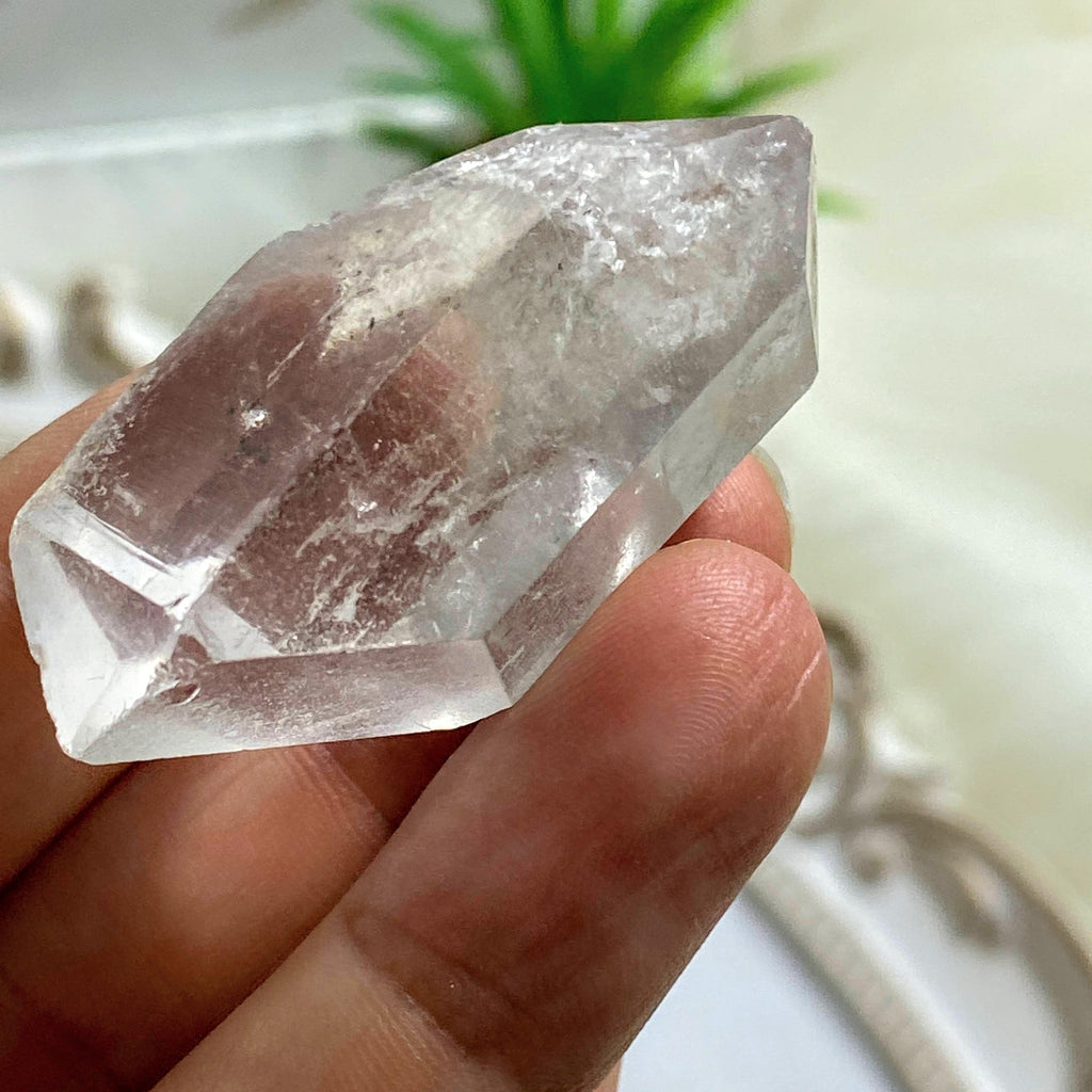 Natural Double Terminated Clear Quartz Point~ Locality Brazil #3 - Earth Family Crystals