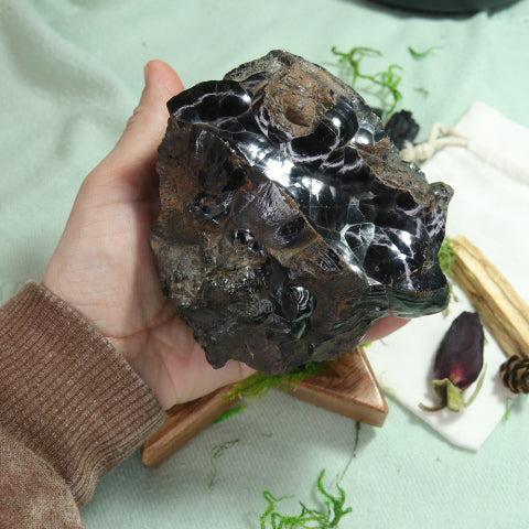 Large Raw Kidney Ore Hematite Specimen ~ Grounding Earthy Vibes - Earth Family Crystals