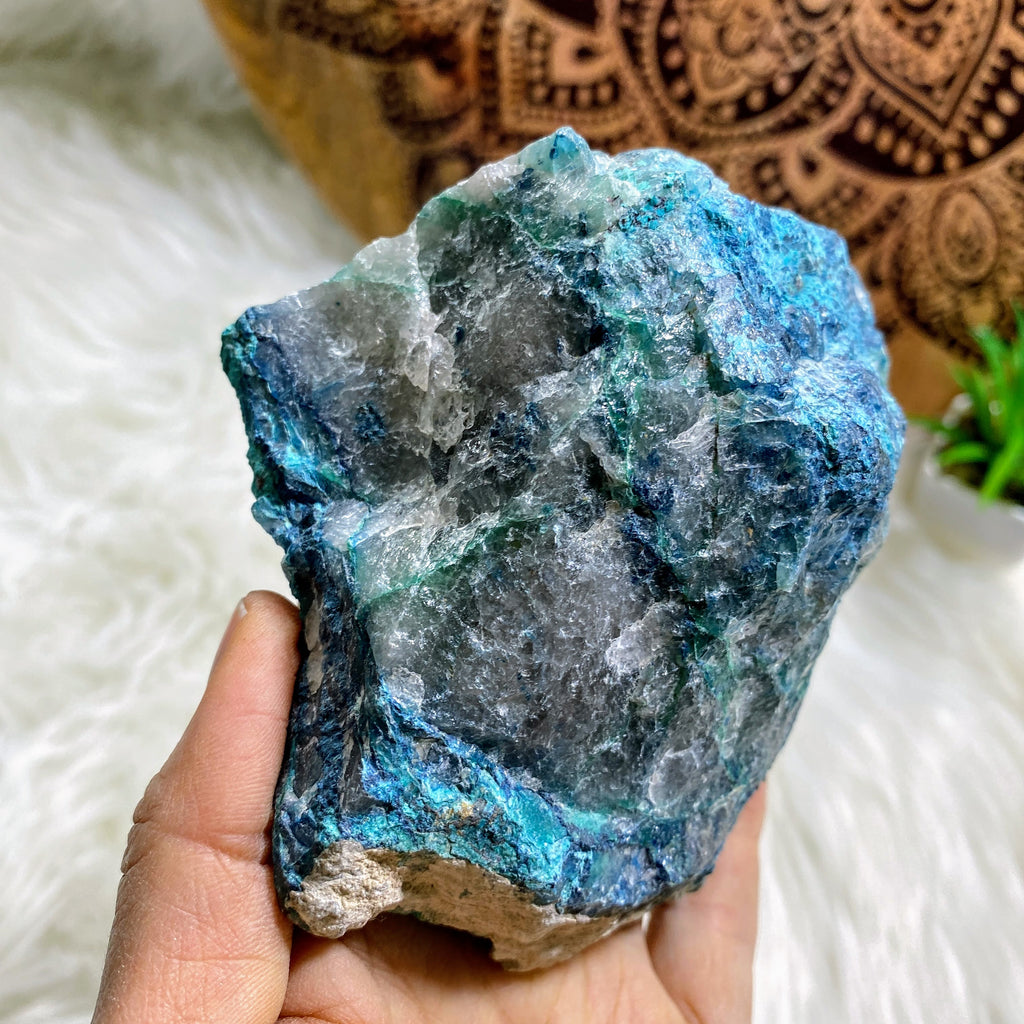 Beautiful Natural  Big Chunky Shattuckite Specimen #1 - Earth Family Crystals