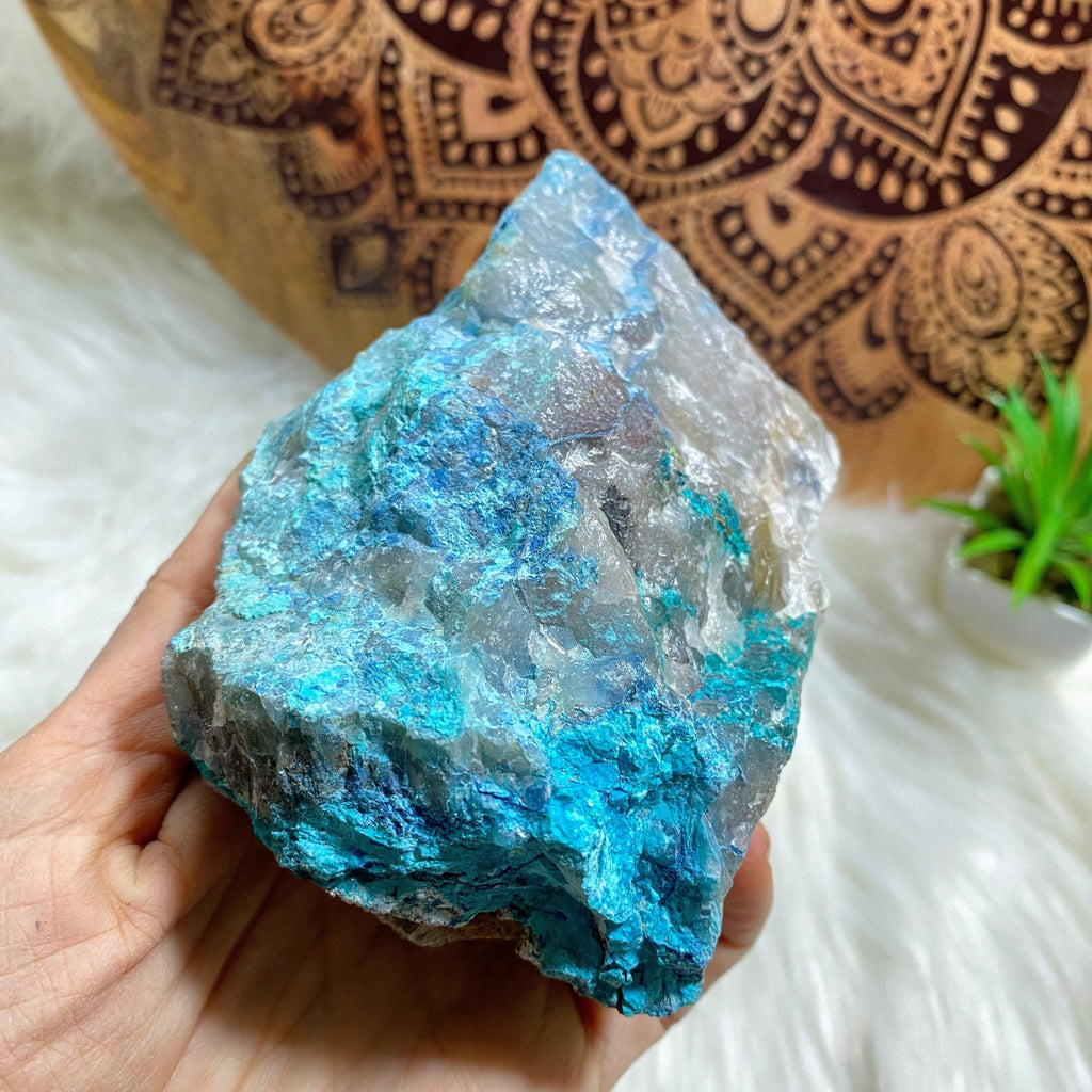Beautiful Natural  Big Chunky Shattuckite Specimen #3 - Earth Family Crystals