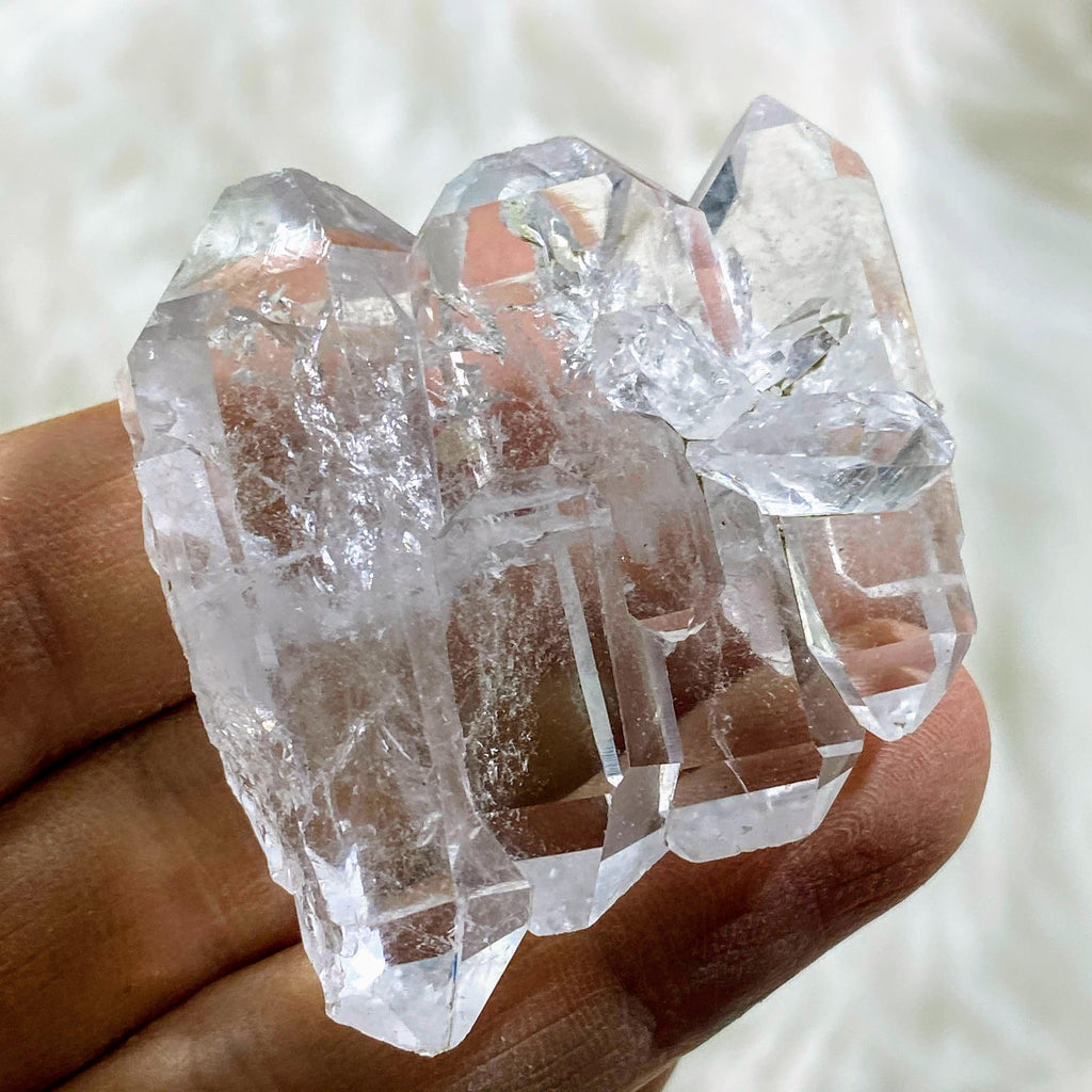 Incredible & Unique Clear Faden Quartz Natural Specimen - Earth Family Crystals
