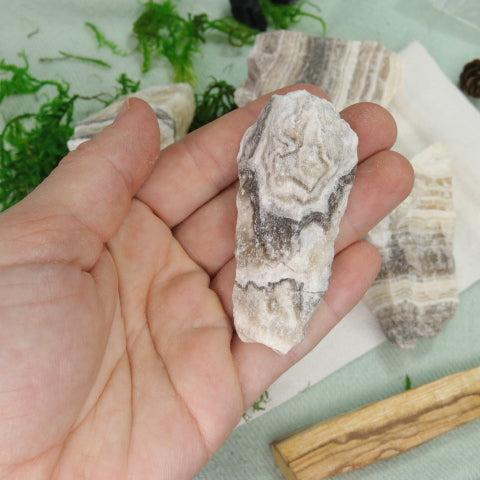 Raw Zebra Calcite ~One Pound~ Cleanse the Energy Body - Earth Family Crystals