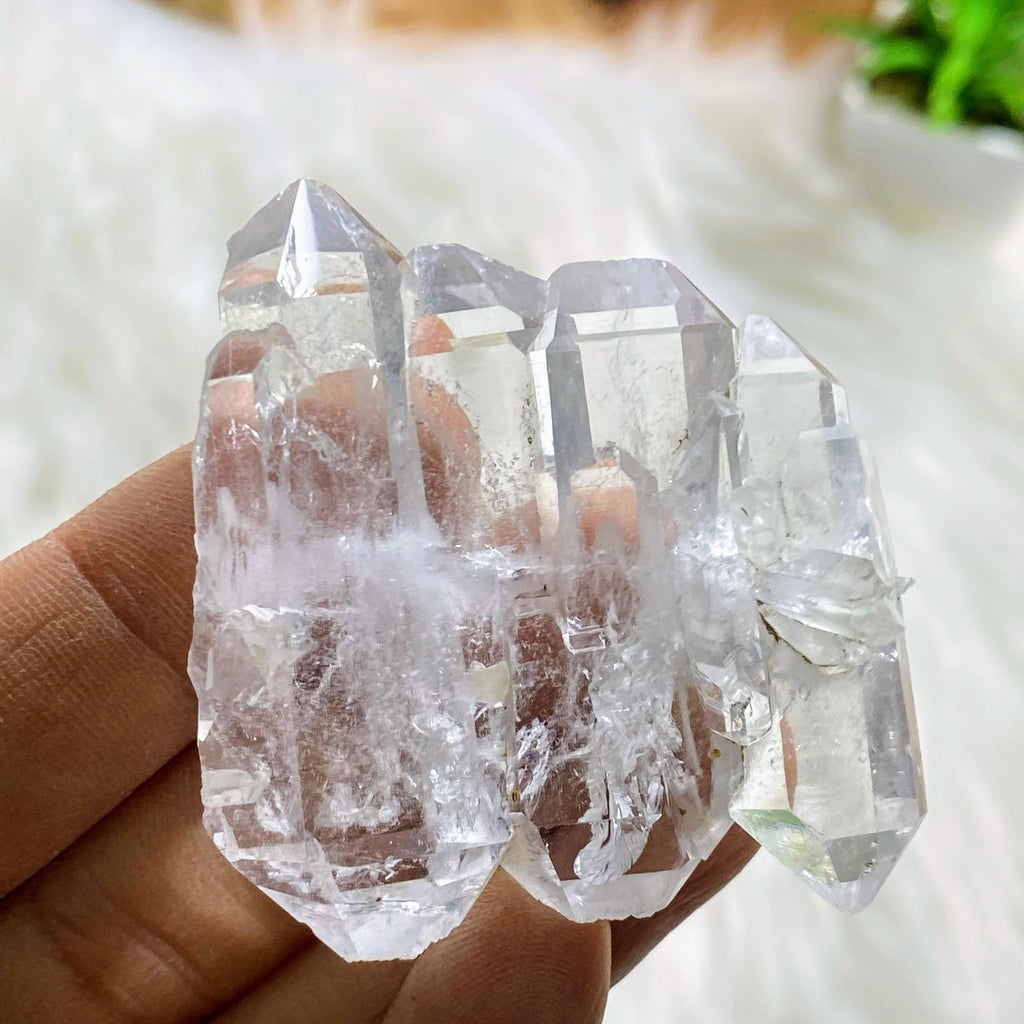 Incredible & Unique Clear Faden Quartz Natural Specimen - Earth Family Crystals
