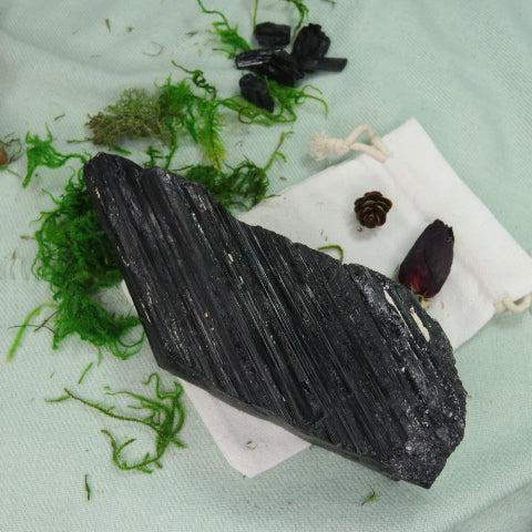Large Black Tourmaline Specimen ~ Dispels Negative Energy - Earth Family Crystals