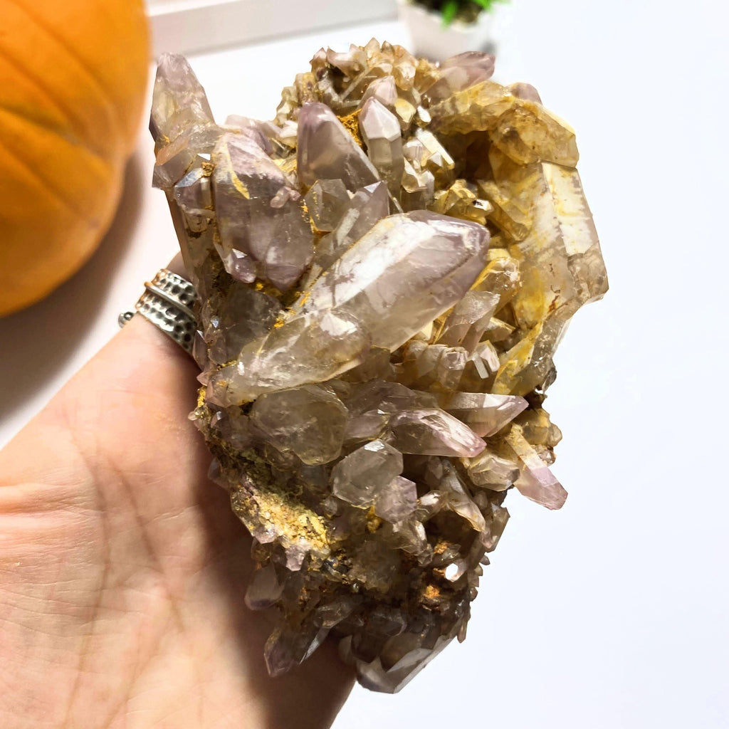 Incredible Lithium Quartz Large Cluster With Double Sided Points ~Locality  Brazil - Earth Family Crystals