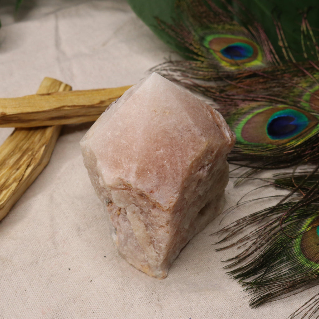 Beautiful Pink Amethyst Point  ~ Grid Focal Point for Healing Energies - Earth Family Crystals