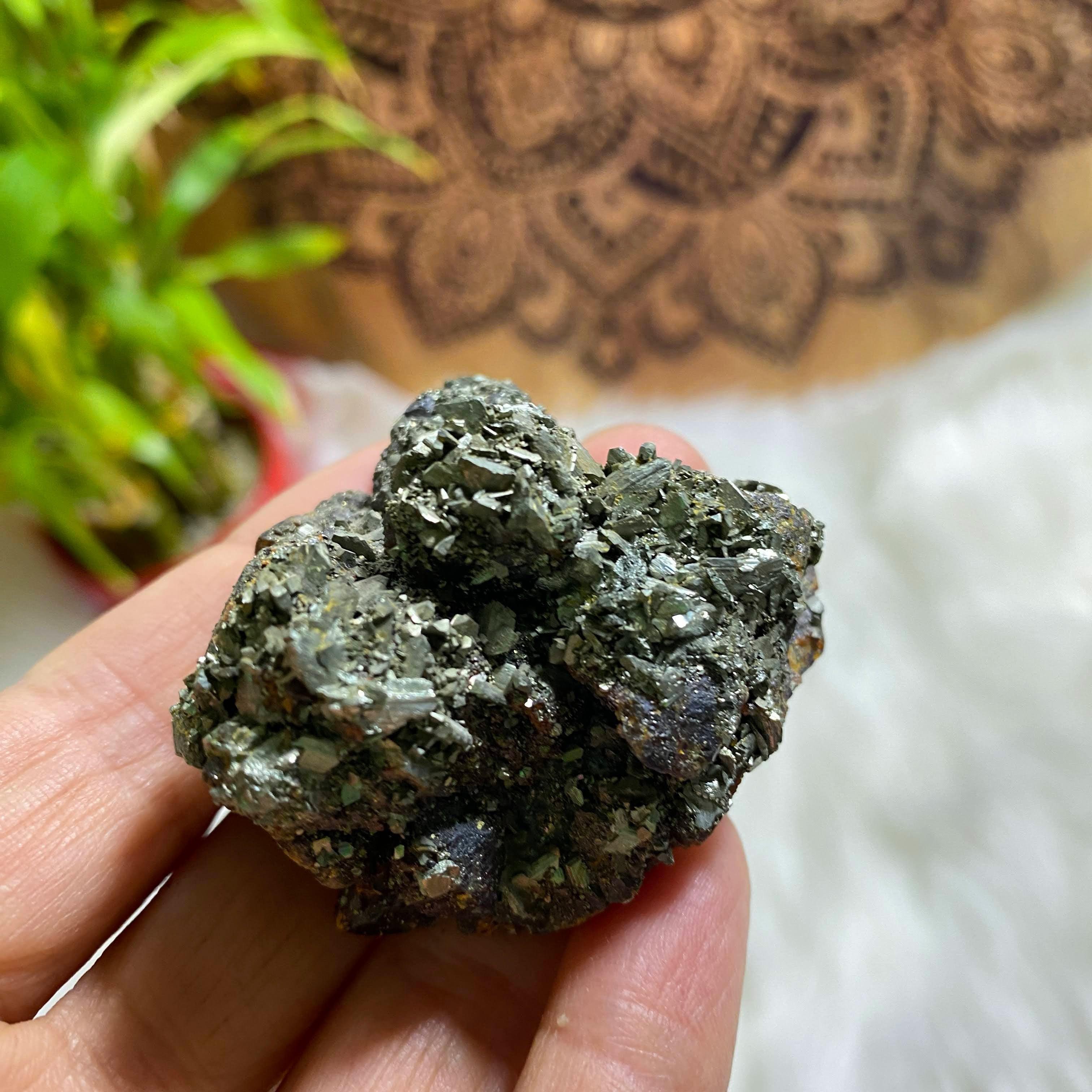 Rare Collectors Sphalerite & Marcasite Specimen from Norman, Oklahoma - Earth Family Crystals