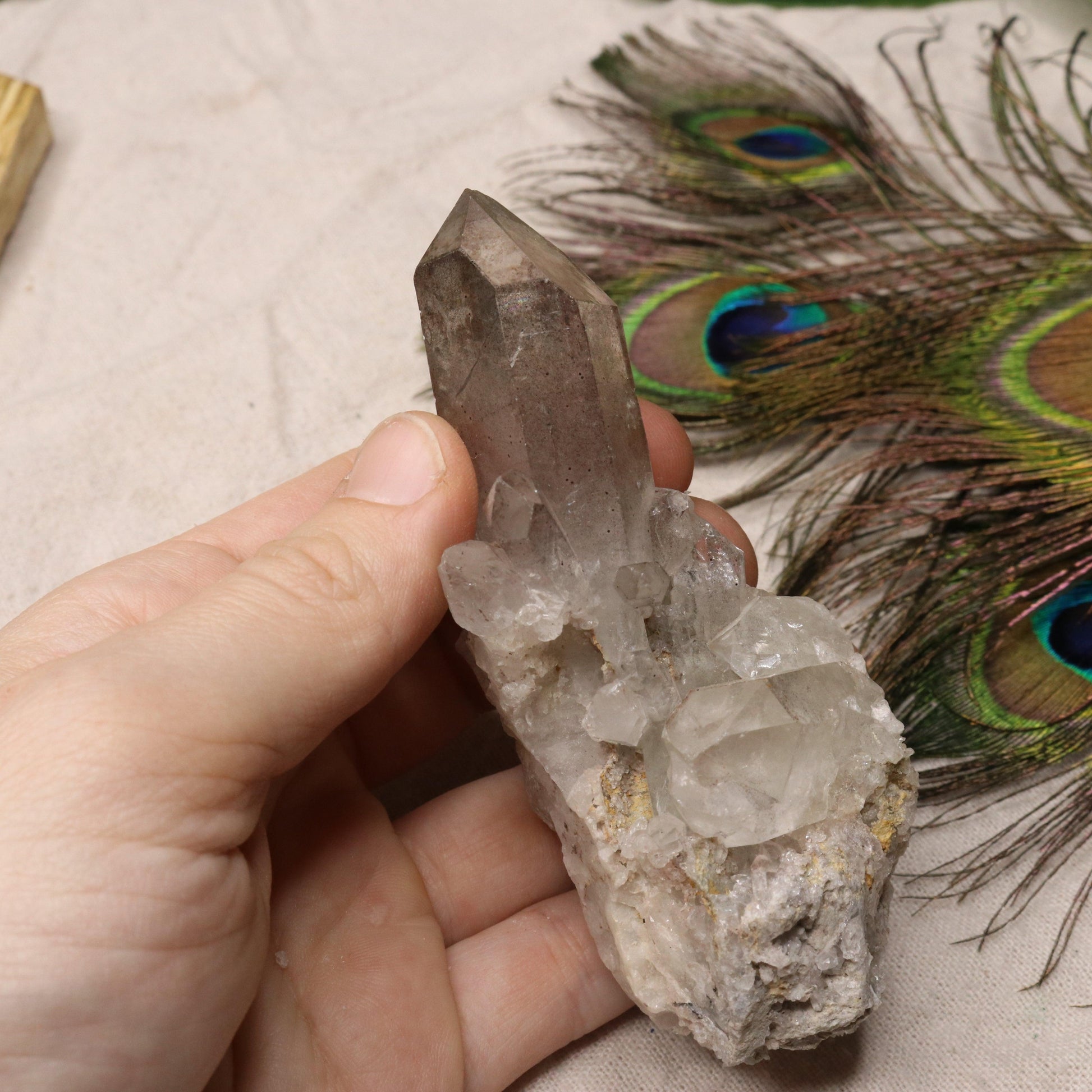 Grade A Lithium Quartz Celestial Cluster Point from Brazil~ Specimen #3 - Earth Family Crystals
