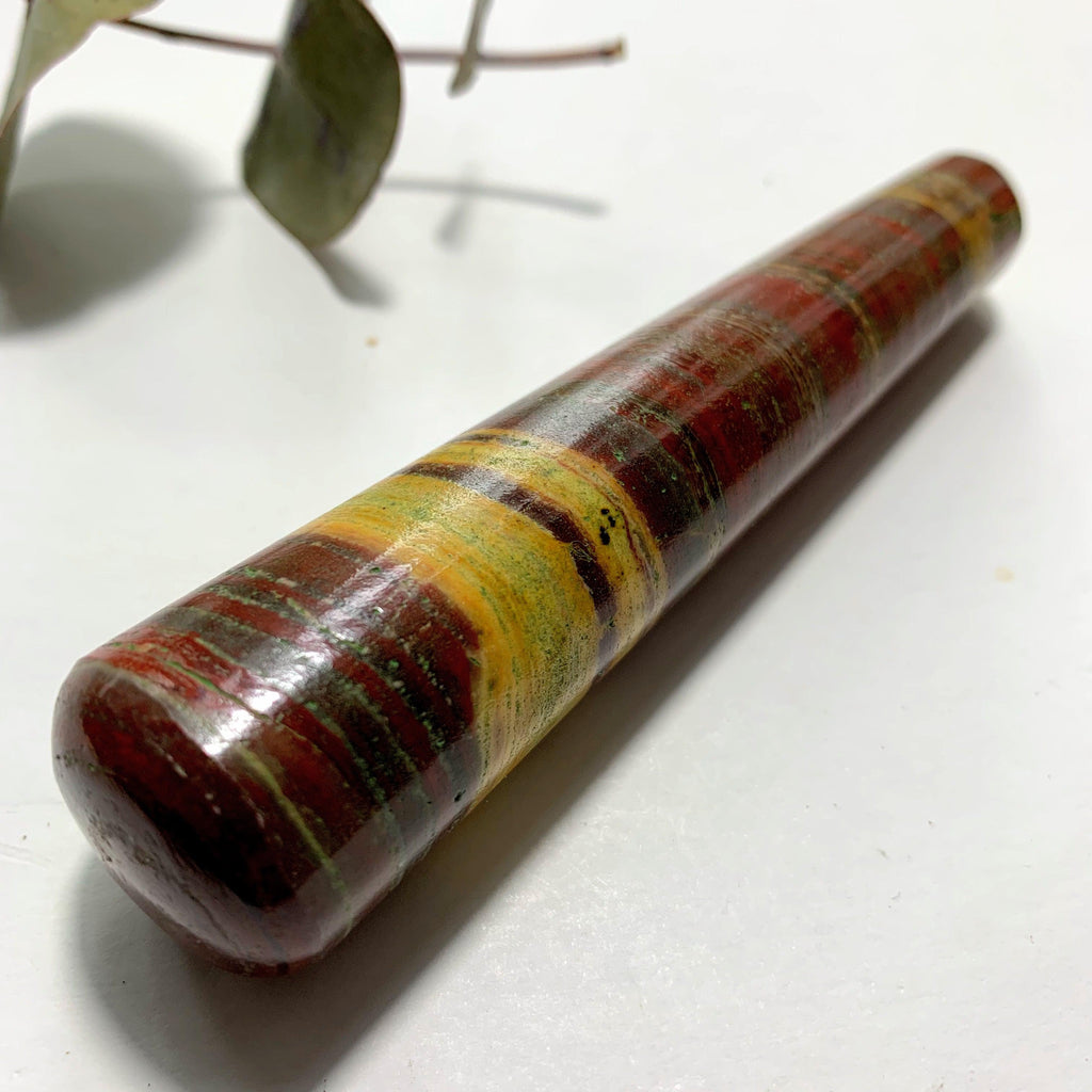 Red Stripped Zebra Jasper Wand From India #2 - Earth Family Crystals