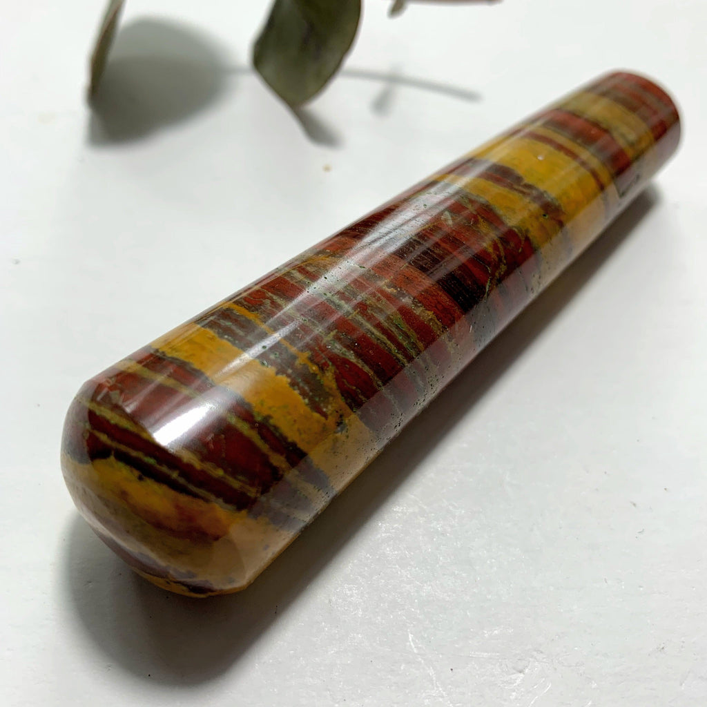 Red Stripped Zebra Jasper Wand From India #3 - Earth Family Crystals