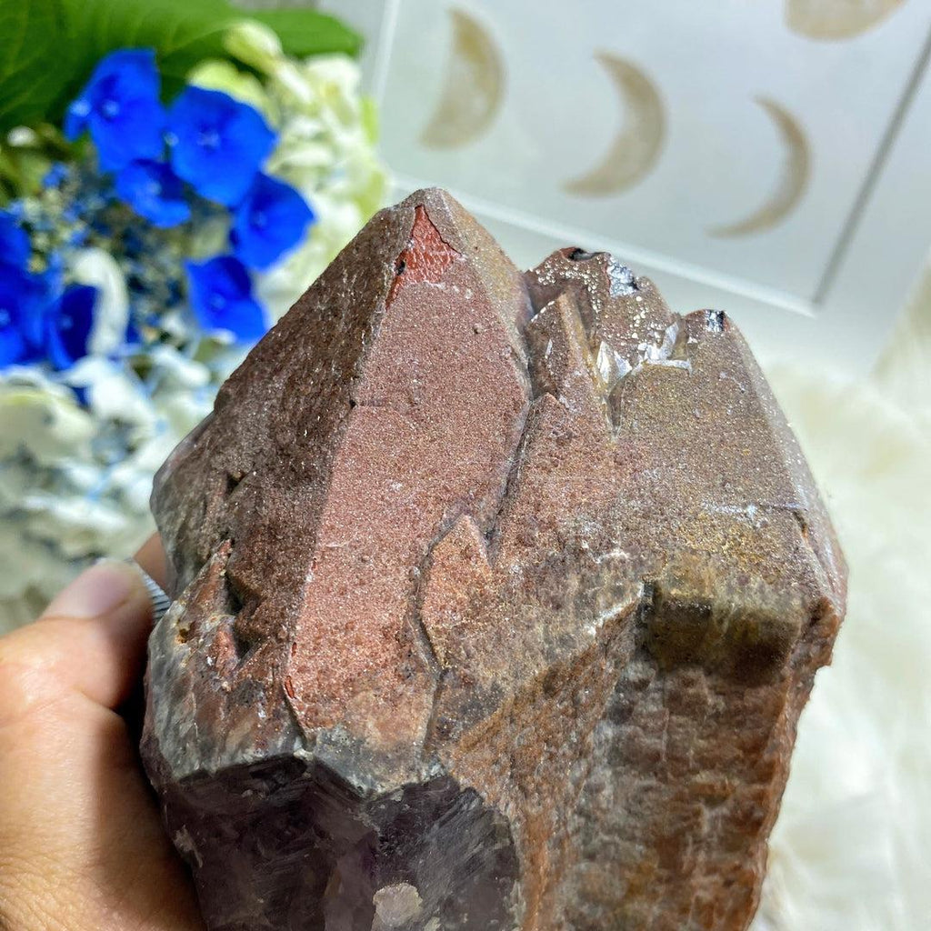 High Quality Rare Double Terminated Red Hematite Points 1.1Kg Genuine Auralite-23 with Record Keepers, Self Healing - Earth Family Crystals
