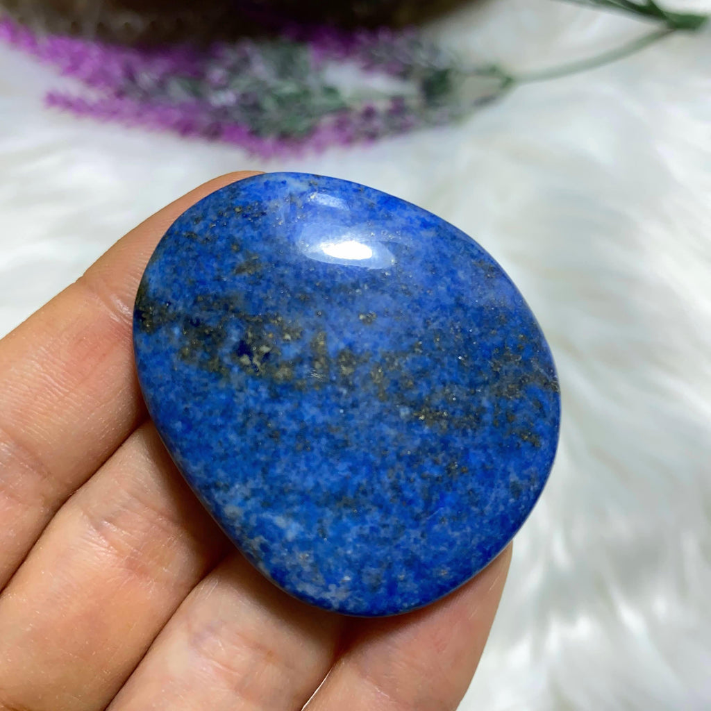 Lapis Lazuli Worry Palm Stone - Earth Family Crystals