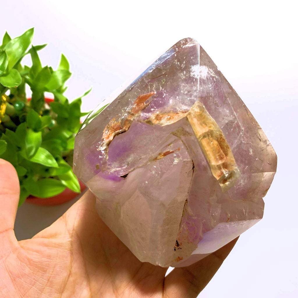 Lavender Amethyst Partially Polished Large Free Form Standing Display Specimen~Locality Brazil - Earth Family Crystals