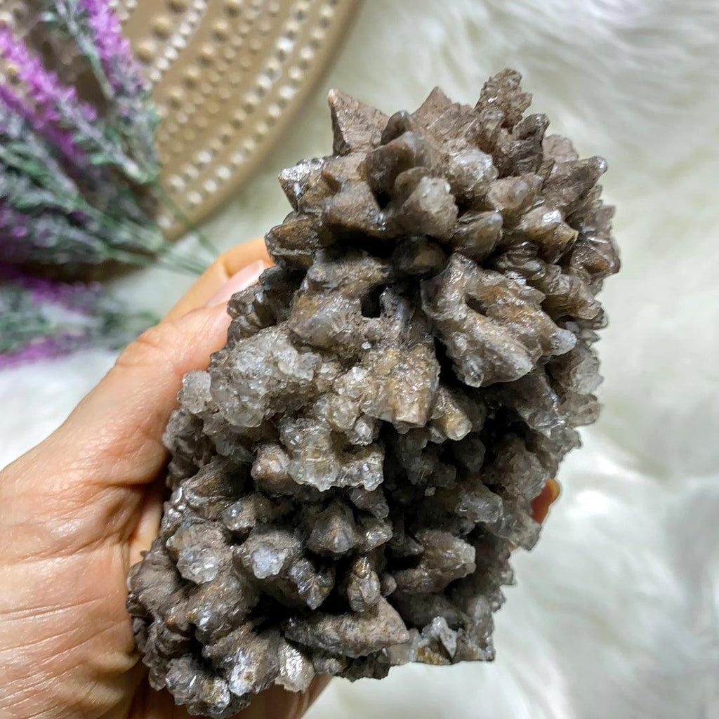 Incredible Stellar Beam Calcite Large Standing Display Specimen From Mexico - Earth Family Crystals