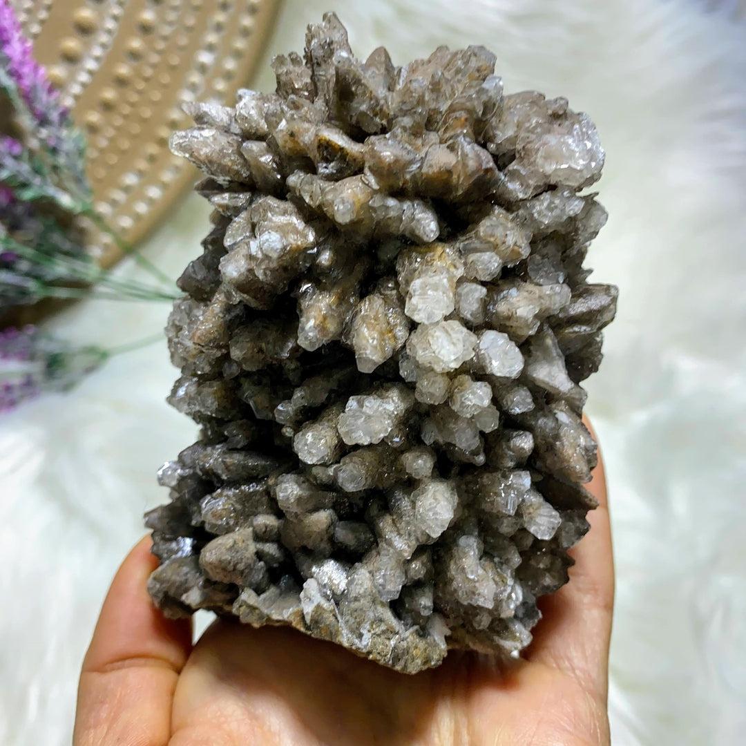 Incredible Stellar Beam Calcite Large Standing Display Specimen From Mexico - Earth Family Crystals