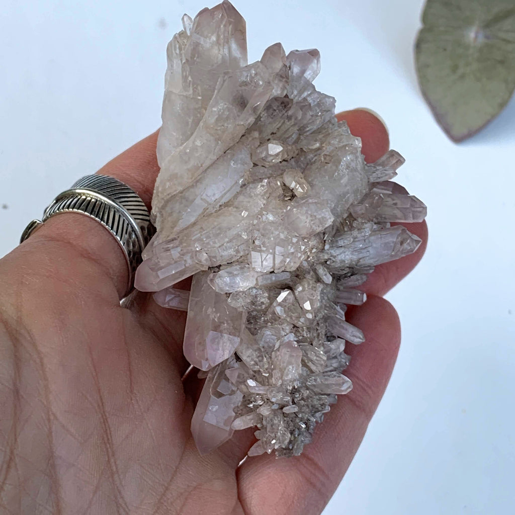 Healing Lithium Quartz Cluster From Brazil #1 - Earth Family Crystals