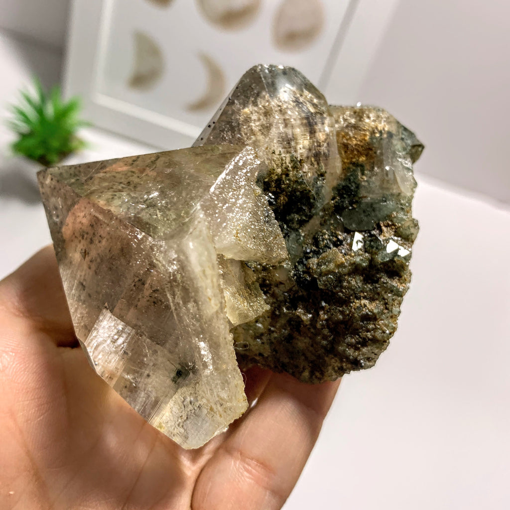 Samadhi Green Soul Healing Quartz With Record Keepers & Self Healing From The Himalayas - Earth Family Crystals