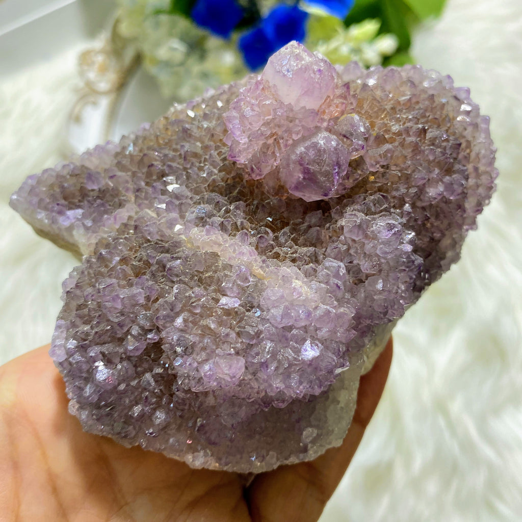 Sparkling Amethyst Spirit Quartz XL Cluster ~Locality S.Africa - Earth Family Crystals