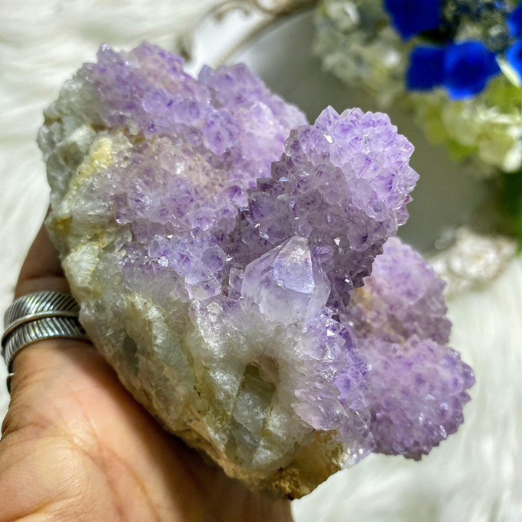 Gorgeous Sparkling Amethyst Spirit Quartz XL Cluster ~Locality S.Africa - Earth Family Crystals