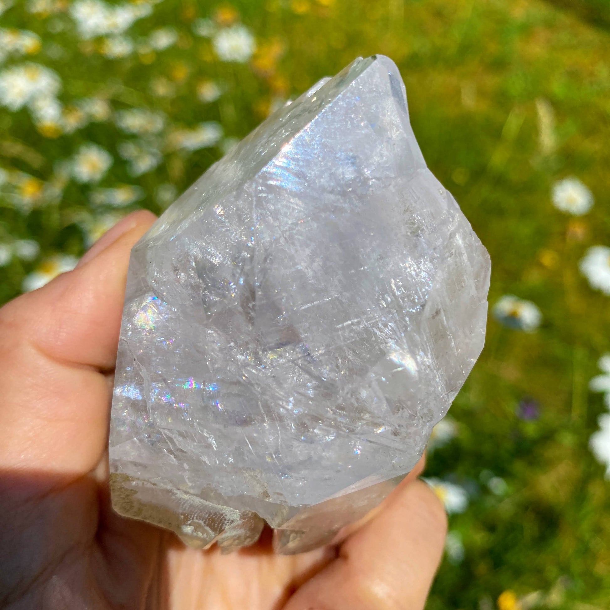 Rare Find! Old collection Chunky Natural Calcite Crystal with Aragonite inclusions from Dalnegorsk, Russia - Earth Family Crystals