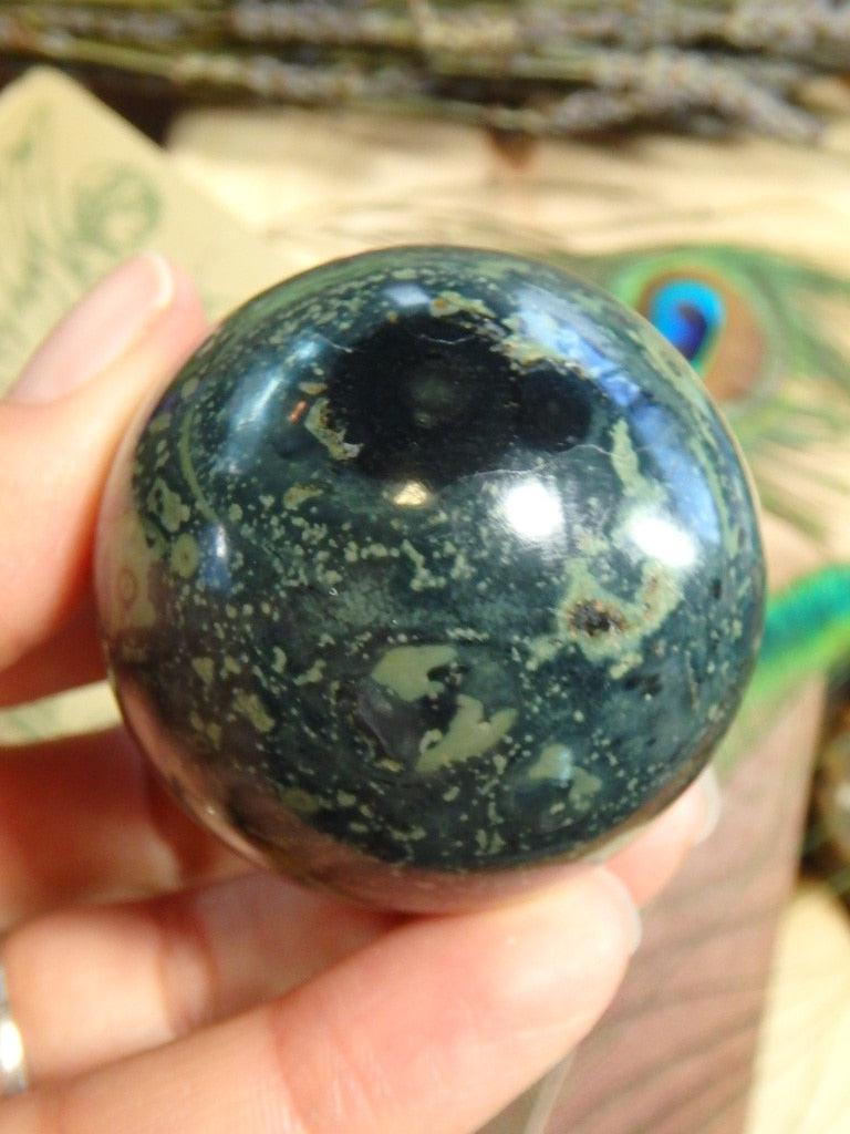 Kambaba Jasper Gemstone Sphere 1 - Earth Family Crystals