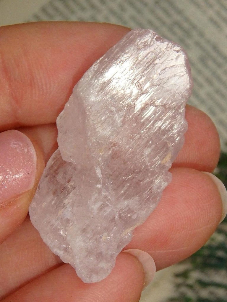 Pretty Soft Pink Kunzite Specimen - Earth Family Crystals