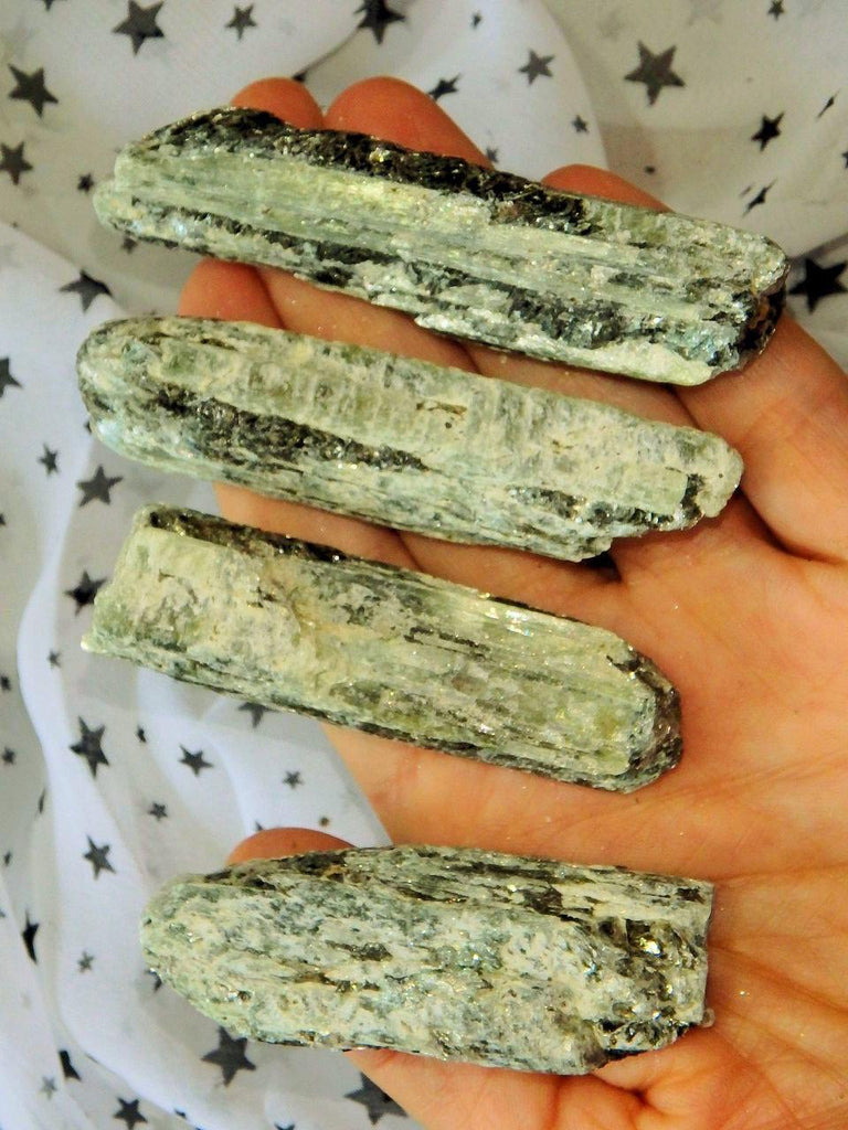 Lovely Green Kyanite Raw Point Specimen (1) - Earth Family Crystals