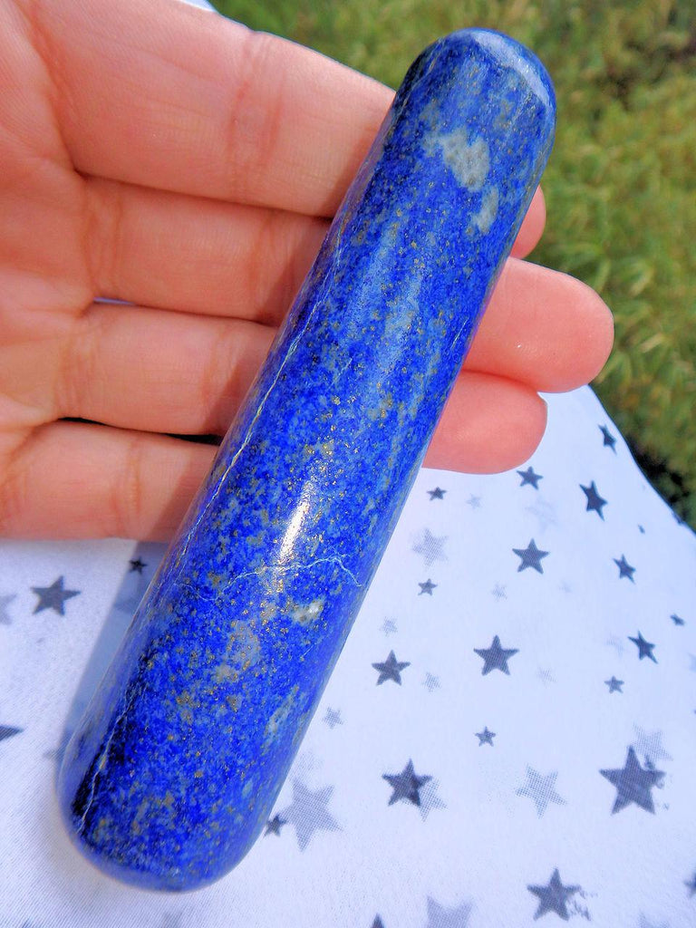 Lush Cobalt Blue Lapis Lazuli Wand 2 - Earth Family Crystals