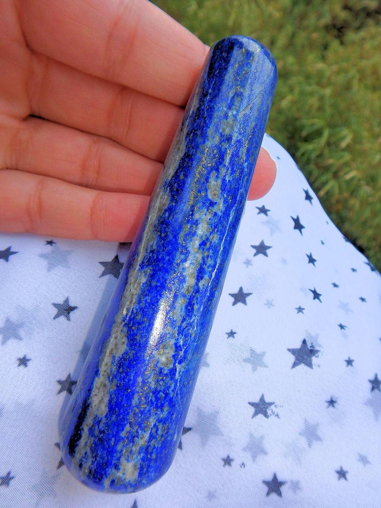 Lush Cobalt Blue Lapis Lazuli Wand 2 - Earth Family Crystals