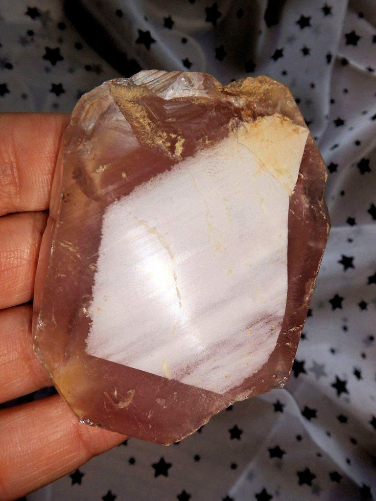 Fantastic Lithium Quartz Flat Specimen Ideal for Body Layouts - Earth Family Crystals