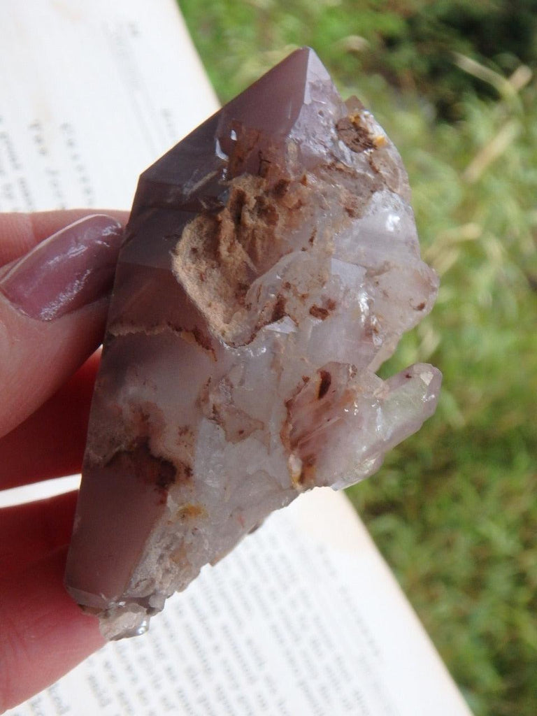 Extreme Saturation!  Natural DT Lithium Quartz Specimen From Brazil - Earth Family Crystals