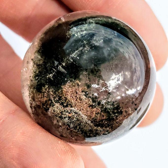 Shamanic Dream Quartz Sphere Carving #2 - Earth Family Crystals
