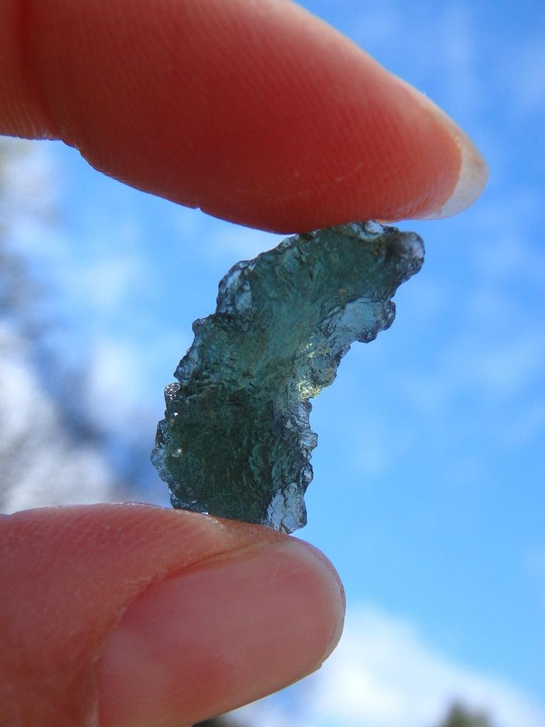 Gorgeous Genuine Green Moldavite Specimen 2 - Earth Family Crystals