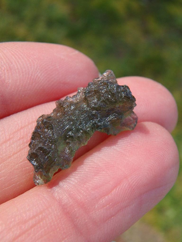 Gorgeous Genuine Green Moldavite Specimen 2 - Earth Family Crystals