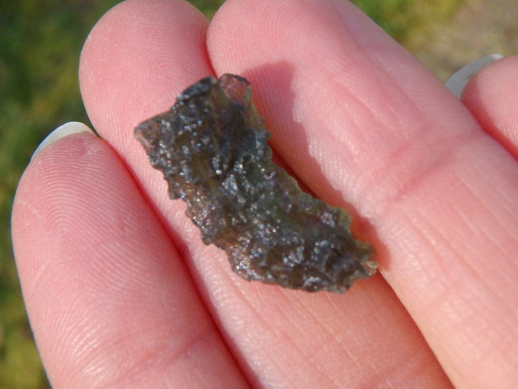 Gorgeous Genuine Green Moldavite Specimen 2 - Earth Family Crystals