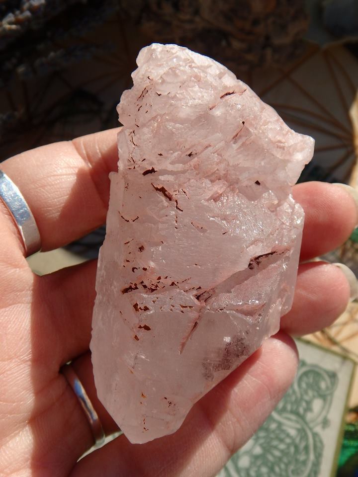 High Vibration PINK NIRVANA ICE QUARTZ From the Himalayas - Earth Family Crystals