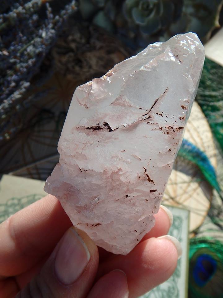 High Vibration PINK NIRVANA ICE QUARTZ From the Himalayas - Earth Family Crystals